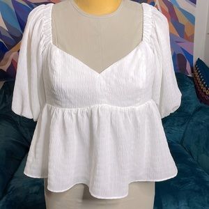 White blouse size XL